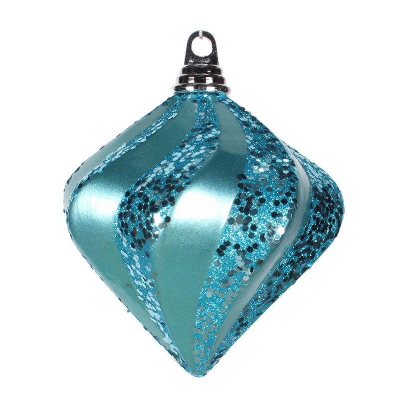 Ornement en forme de diamant, Turquoise