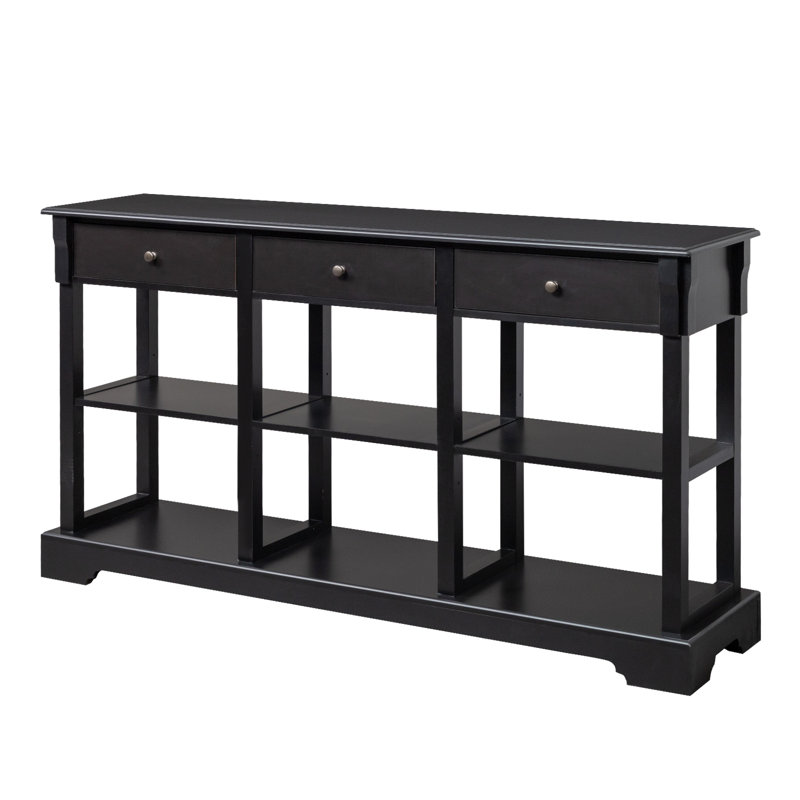 Ocilla 58'' Console Table, Black