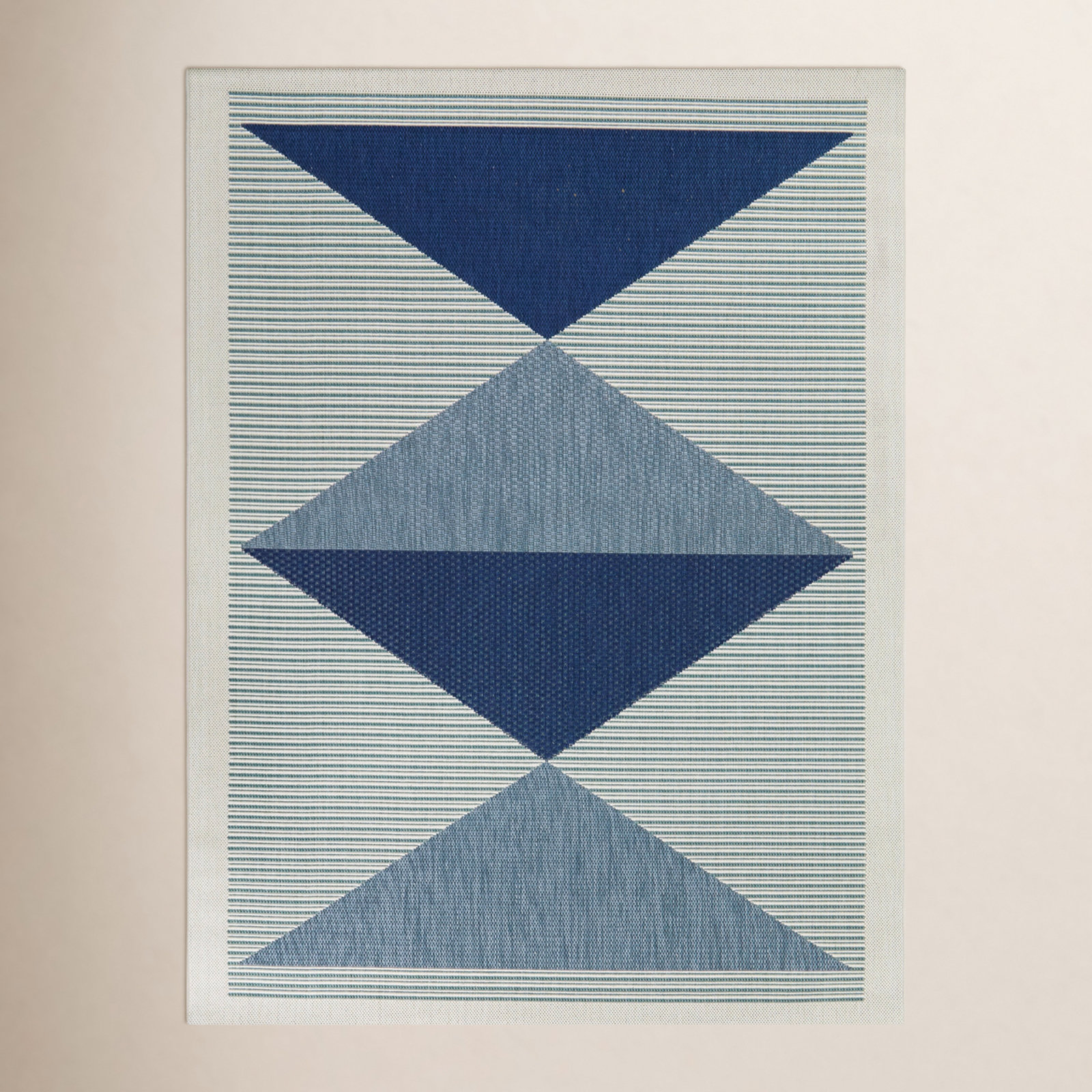 Navy Indoor/Outdoor Rug, Rectangle 7'10" x 10'