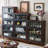 American style vintage storage furniture bookcase