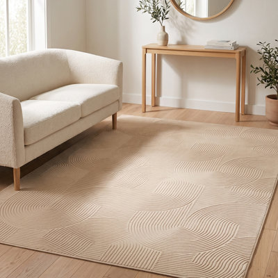 Elion Modern Machine Washable Sage Area Rug