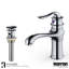 Robinet pour salle de bain à poignée simple à un trou avec bonde escamotable Karran Dartford-62934985