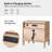 Taesan Transitional 28'' W 3-Drawer End Table with Charging Station and Solid Wood Legs-1391225573