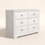 Commode 6 tiroirs avec base sculptée en bois massif Burkhart-1300685553