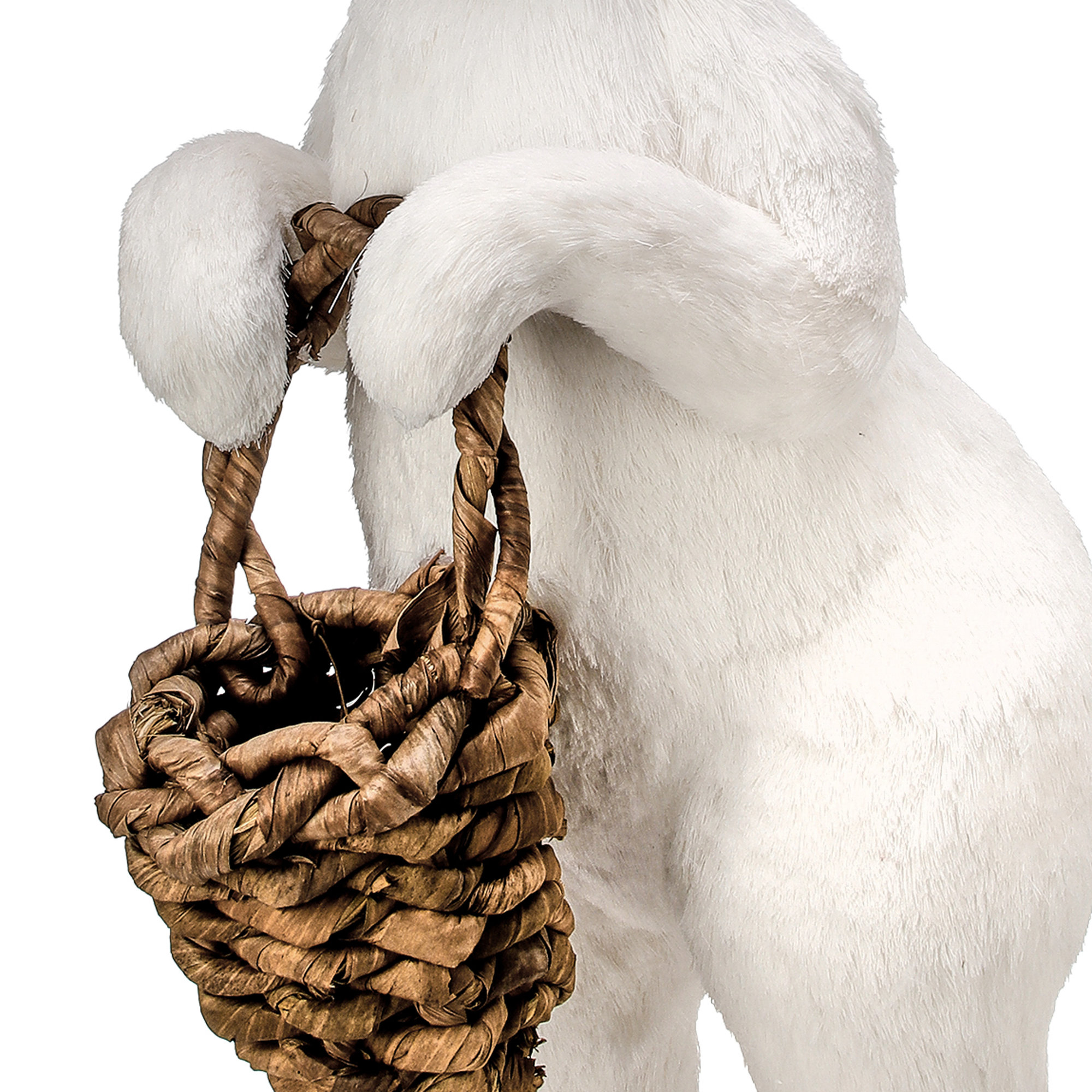 Display Easter Bunny Holding Basket 28"