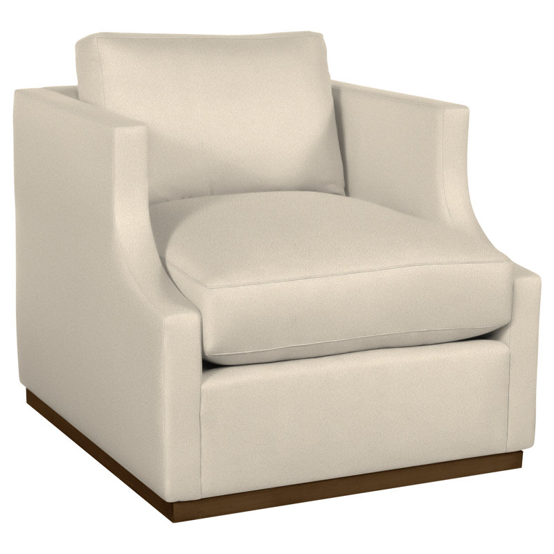 Thom Filicia Home 32"Willowbrook Swivel Chair, Havana, Kimoni Natural