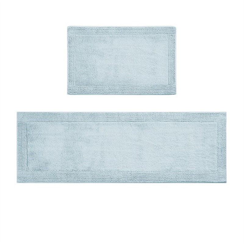 100% Cotton Tufted 3000 GSM Reversible Bath Rug 24X72", Runner 2' x 6'