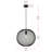 Paxton 1 - Light Black Single Pendant-32007503