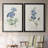 " Farmhouse PeriwInkle I Premium " 2 - Pieces Painting Print-1391652975-1391652885