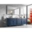 96 po L 36 po Miroir lumineux de salle de bain lumineux H - Energy, brouillard, fixation murale, grand maquillage