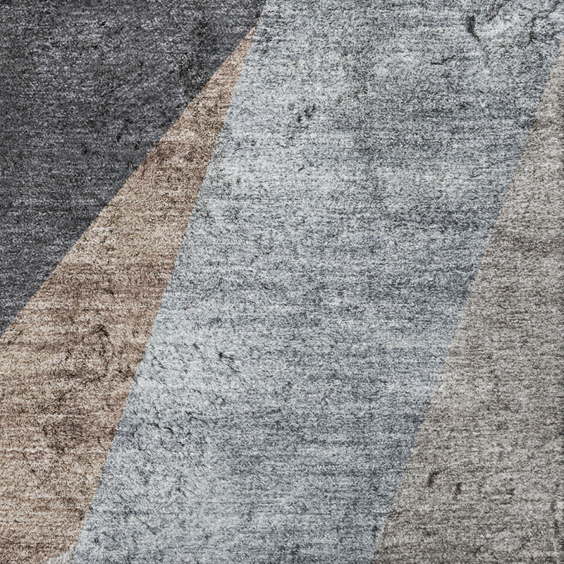 Tapis à poil long de qualité supérieure lavable à la machine ADS715 Dream Shag, 10 pi x 14 pi