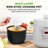 Nutrichef 6 QT Electric Pressure Cooker - 9 Function Digital Countertop With Preset Cooking Modes, Adjustable Time & Temp Settings  (White)