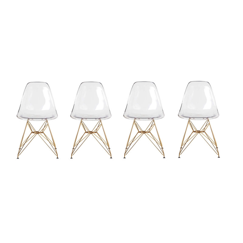 Chaise d'appoint Stoneham en transparent