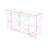 Rustic Storage Sideboard with 4 Drawers, Sliding Barn Doors and Built-In Power Outlet-268565953