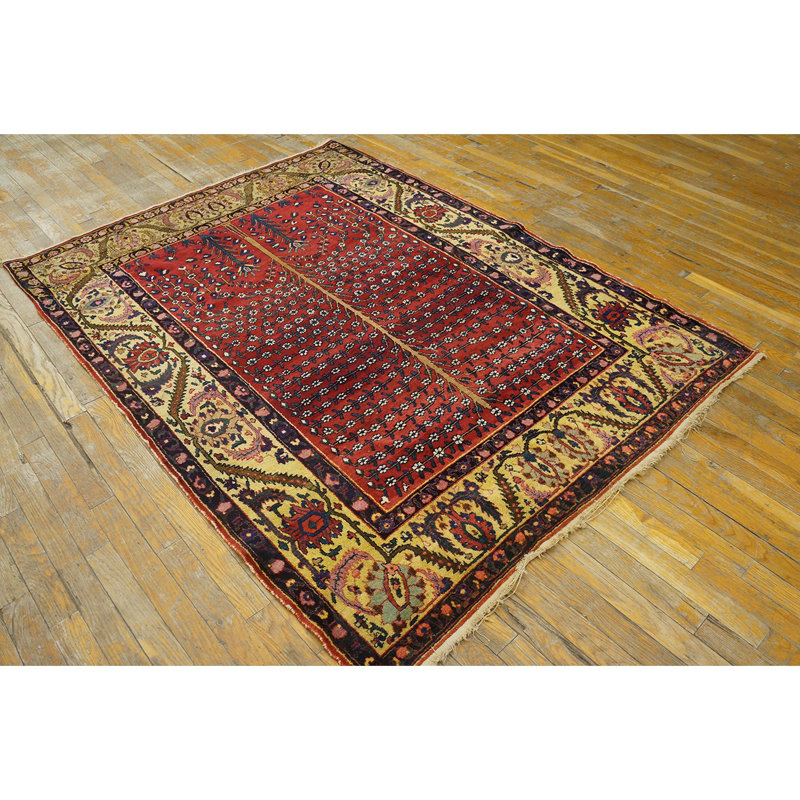 Hand Knotted Wool Geometric Area Rug