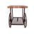 Kendig Industrial 28"L End Table with Storage in Oak and Antique Gray