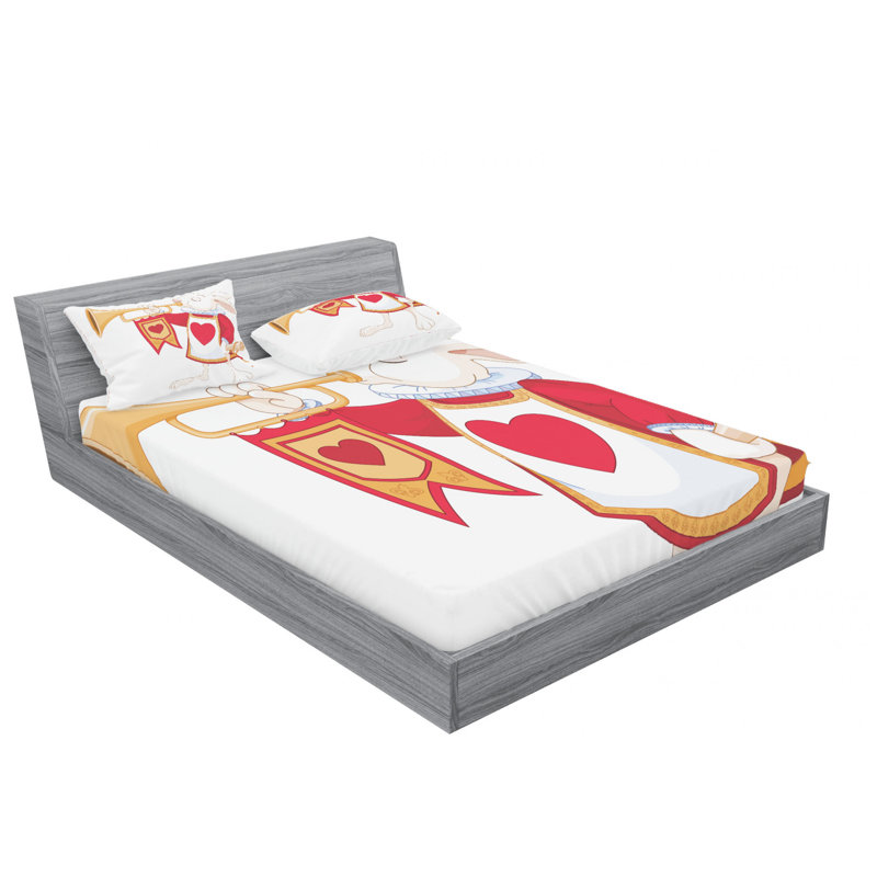 Microfiber Sheet Set, Queen Sheet Set with Fitted Sheet