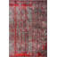Rapture Abstract Area Rug in Gray/Red-68861596