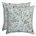 Motif floral rouge / blanc