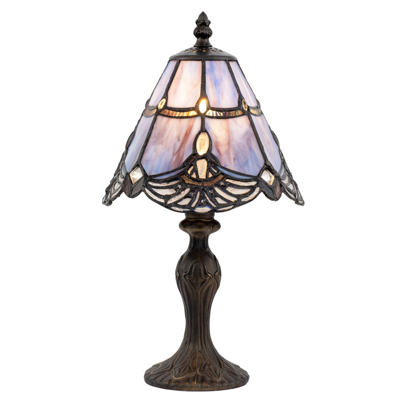 Metal Table Lamp, Purple