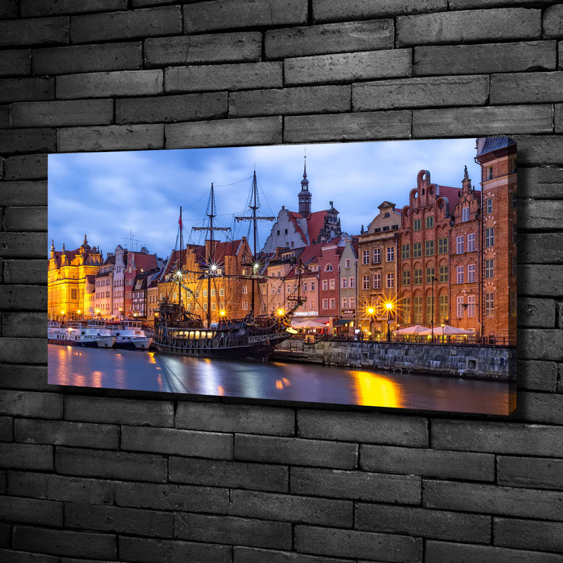 Gdansk Poland - No Frame Print on Canvas