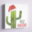 « feliz navidad cactus », impression sur toile tendue