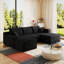 Canapé modulaire 95 "avec 1 repose-pieds Cloud