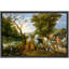 Arche de Noé, art biblique rassemblant des animaux, images de salon, impression sur toile encadrée sur toile.-1732573785-1732573789