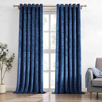 Velvet Blackout Curtain Pair (Set of 2)