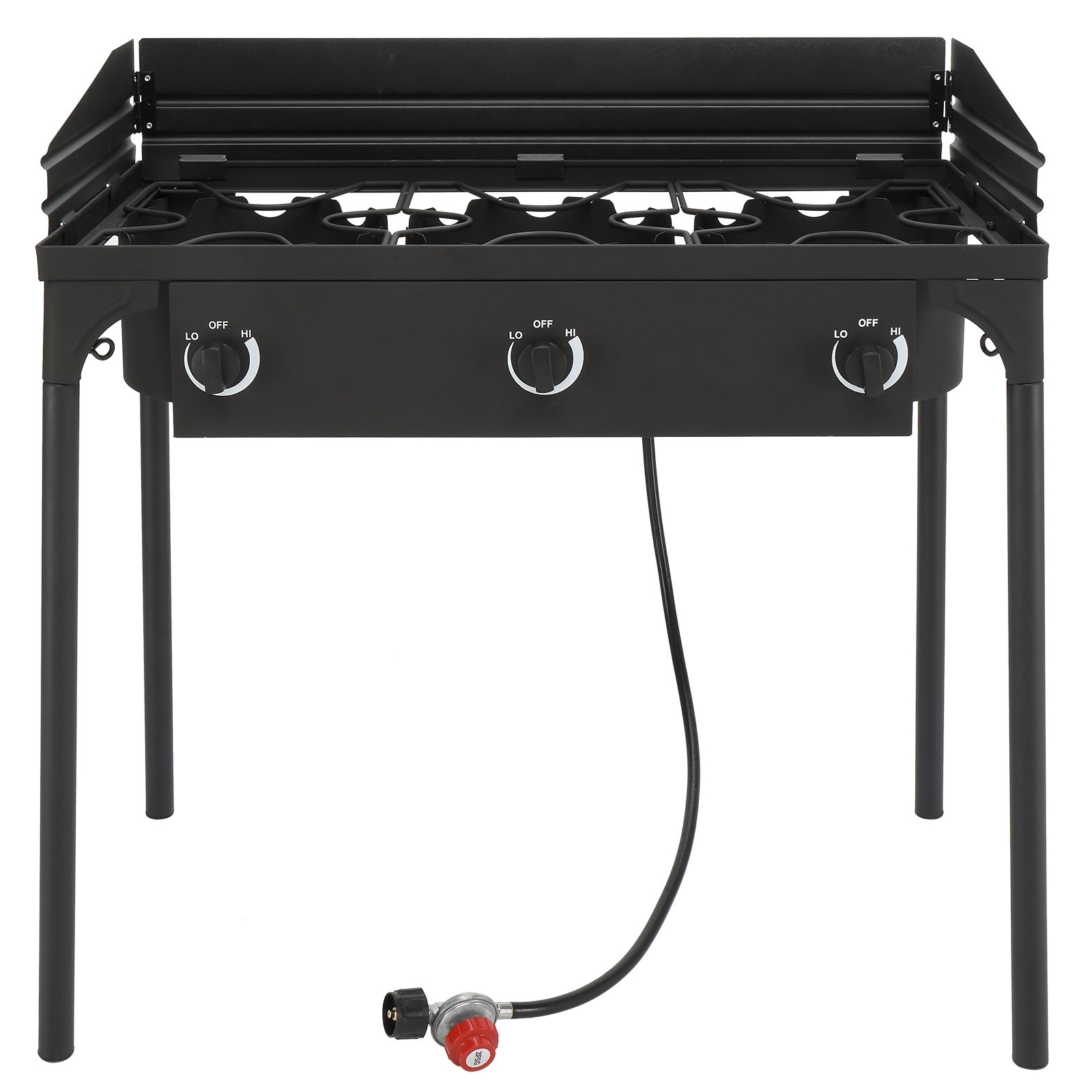 Portable Propane Gas Stove DOUBLE 2 Burner CAMPING TAIL GATE Tailgatin –  XtremepowerUS