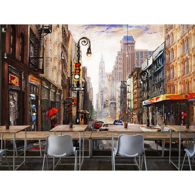 Yoshiya Wall Mural, 6.25' L x 112' W