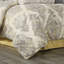 Ensemble d'édredon jacquard beige-61921814