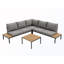 Ensemble de conversation d'extérieur avec coussin-980416859