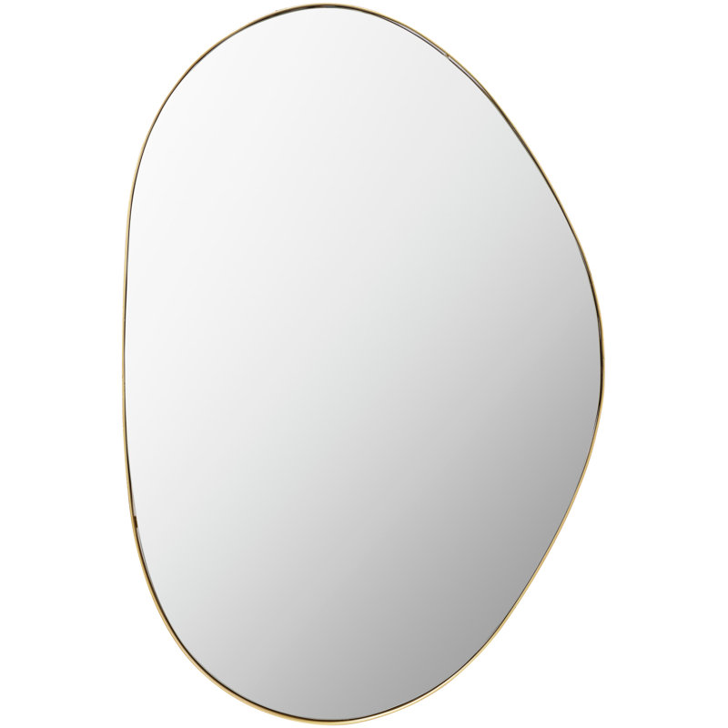 Miroir d'appoint Kest, 36 po x 24 po, Or