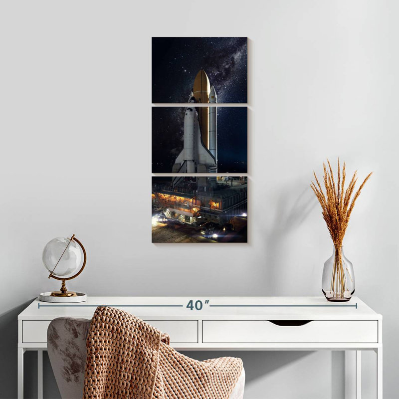 Space Shuttle, 27" H x 12" W