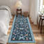 Rectangle Floral Washable Area Rug-979939522-979939526