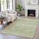 Machine Washable Indoor/Outdoor Xhevrie Sage Rug