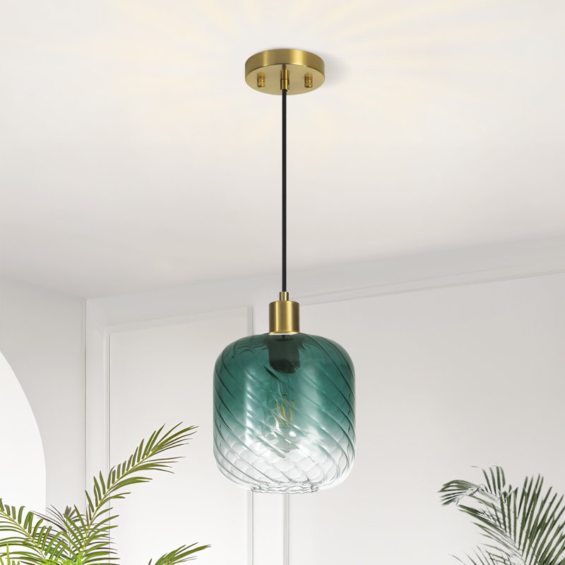 1 - Light Gold Pendant, Vert