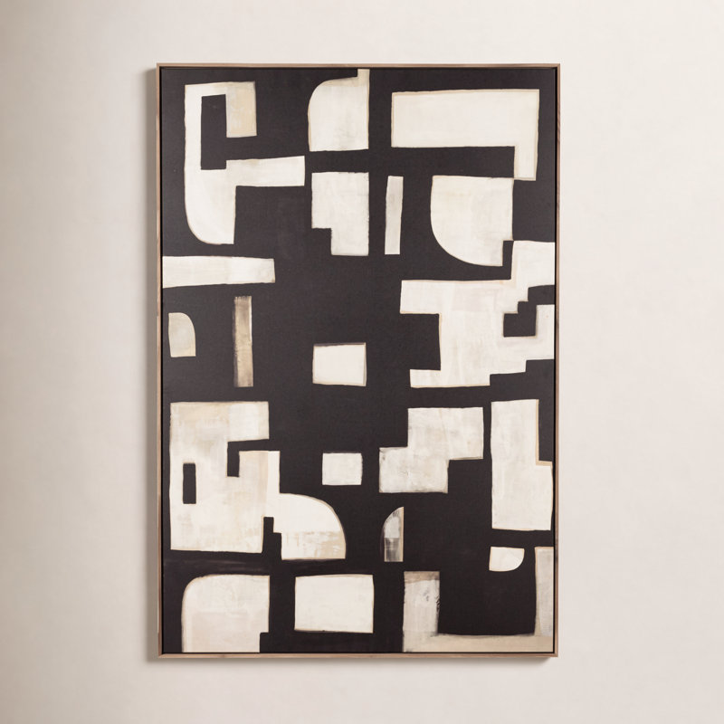 Civilization Painting by Jess Engle, 32" H x 20" W, Walnut