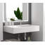 Lavabo de salle de bain mural 36 po avec lavabo droit Juniper