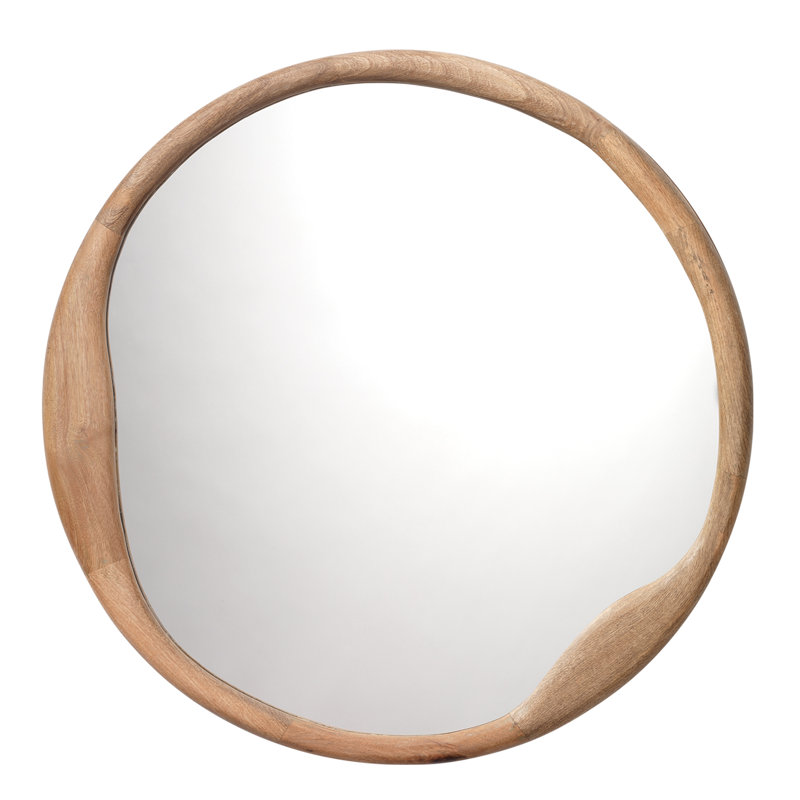 Organic Irregular Mango Wood Mirror