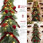 9 FT Pre-Lit Cedar Christmas Garland with Ornaments, for double doors, porch columns, mantels, windows, and entryways