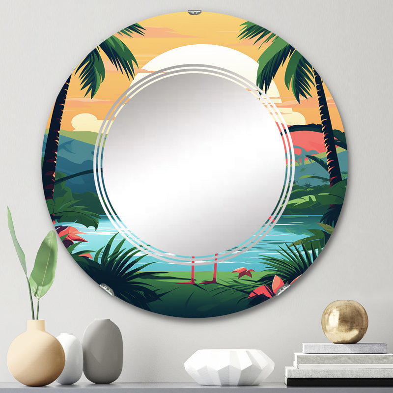 Miroir mural sans cadre Barrault, 24 po x 24 po