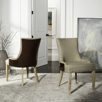 Chaise d'appoint rembourrée Abby