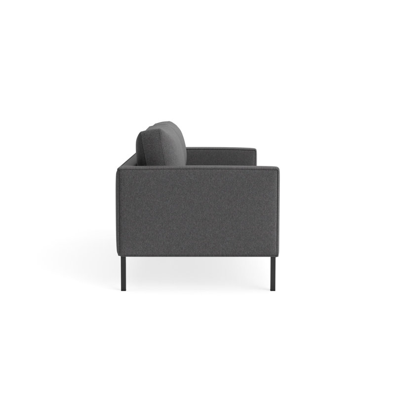 MTO - Paramount Sofa Metal Legs, 32" H x 80" W x 34" D, Gabro Gray