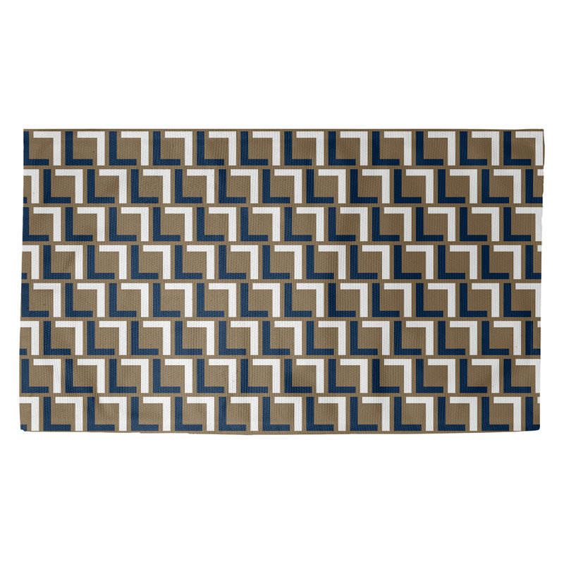 Geometric Indoor Rug, Rectangle 2' x 3'