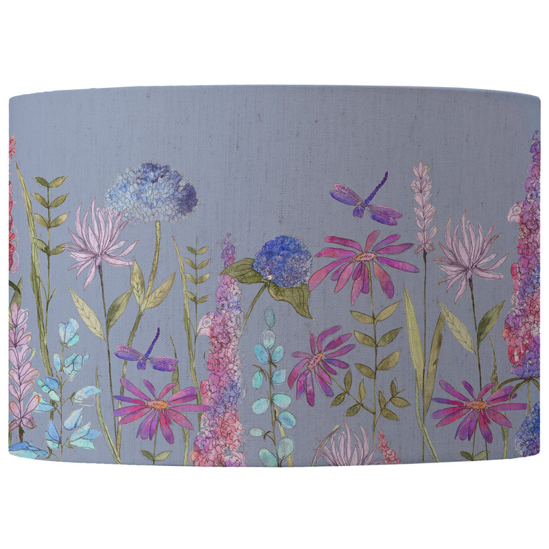 Florabunda Cotton, 24cm H x 46cm W x 46cm D, Multicoloured Purple