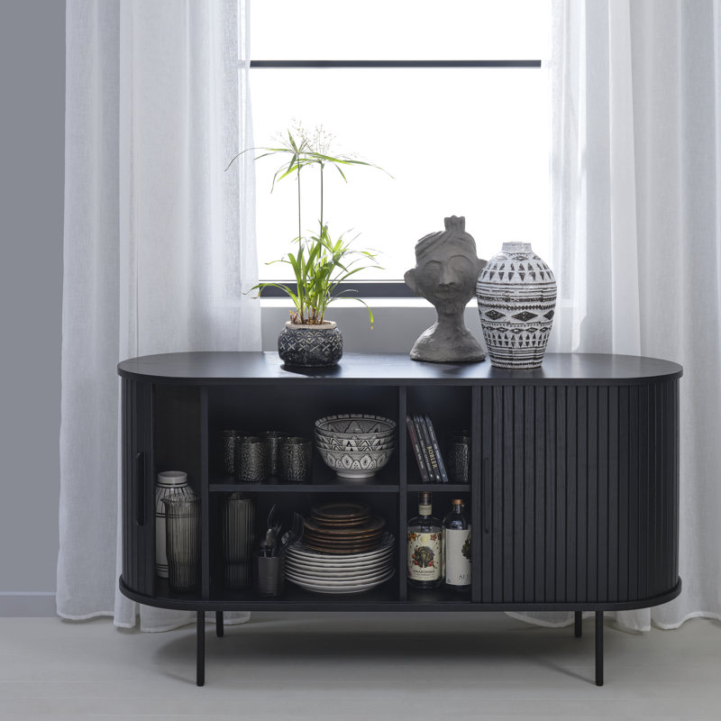 Teneasha 140cm Sideboard, Black