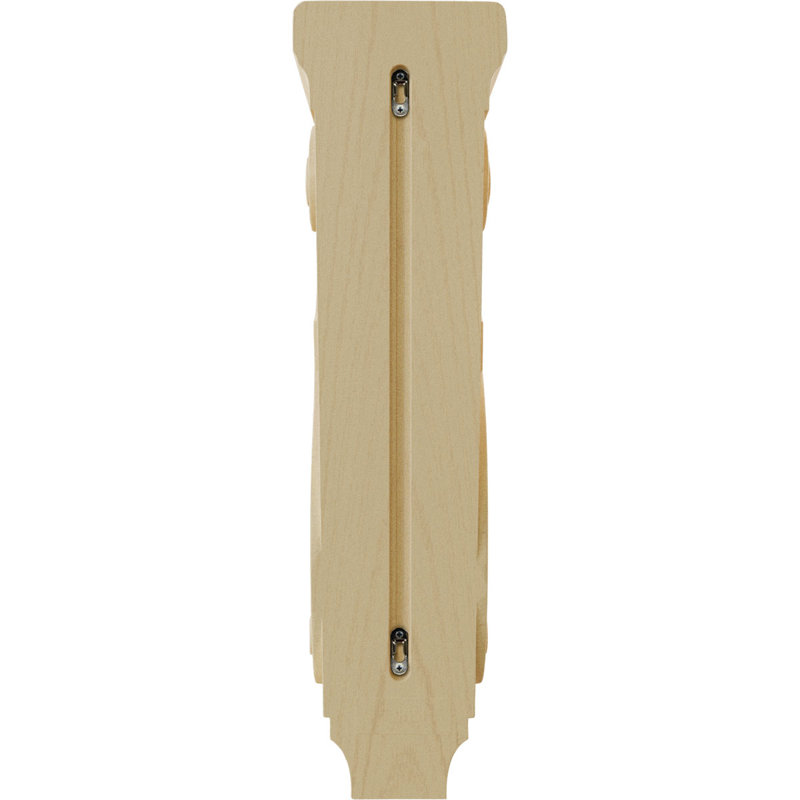 Corbeau traditionnel, Brun clair, H 14 po x l 5 po x P 6,75 po