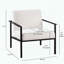 Chaise d'appoint avec structure en métal